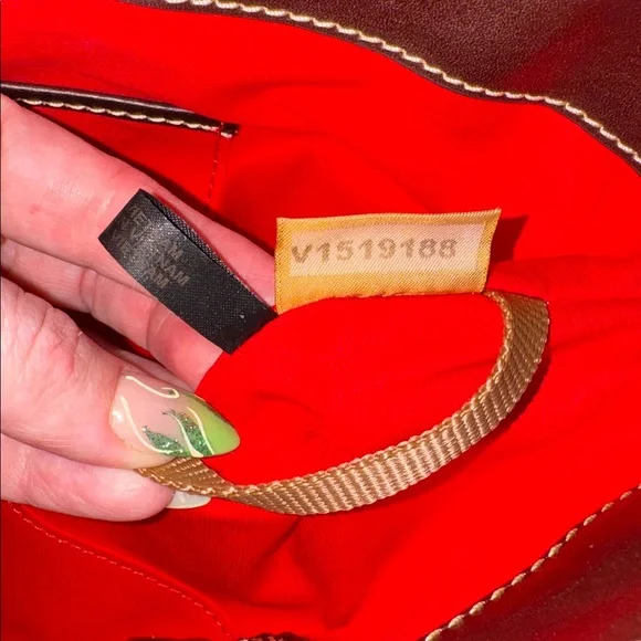 Dooney & Bourke Croco Small Shannon Tote Embossed Leather Top Handle Hook & Loop - Picture 9 of 9